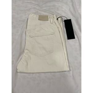 Nwt Edwin Anderson Ankle Ivory Denim Jeans Size 26